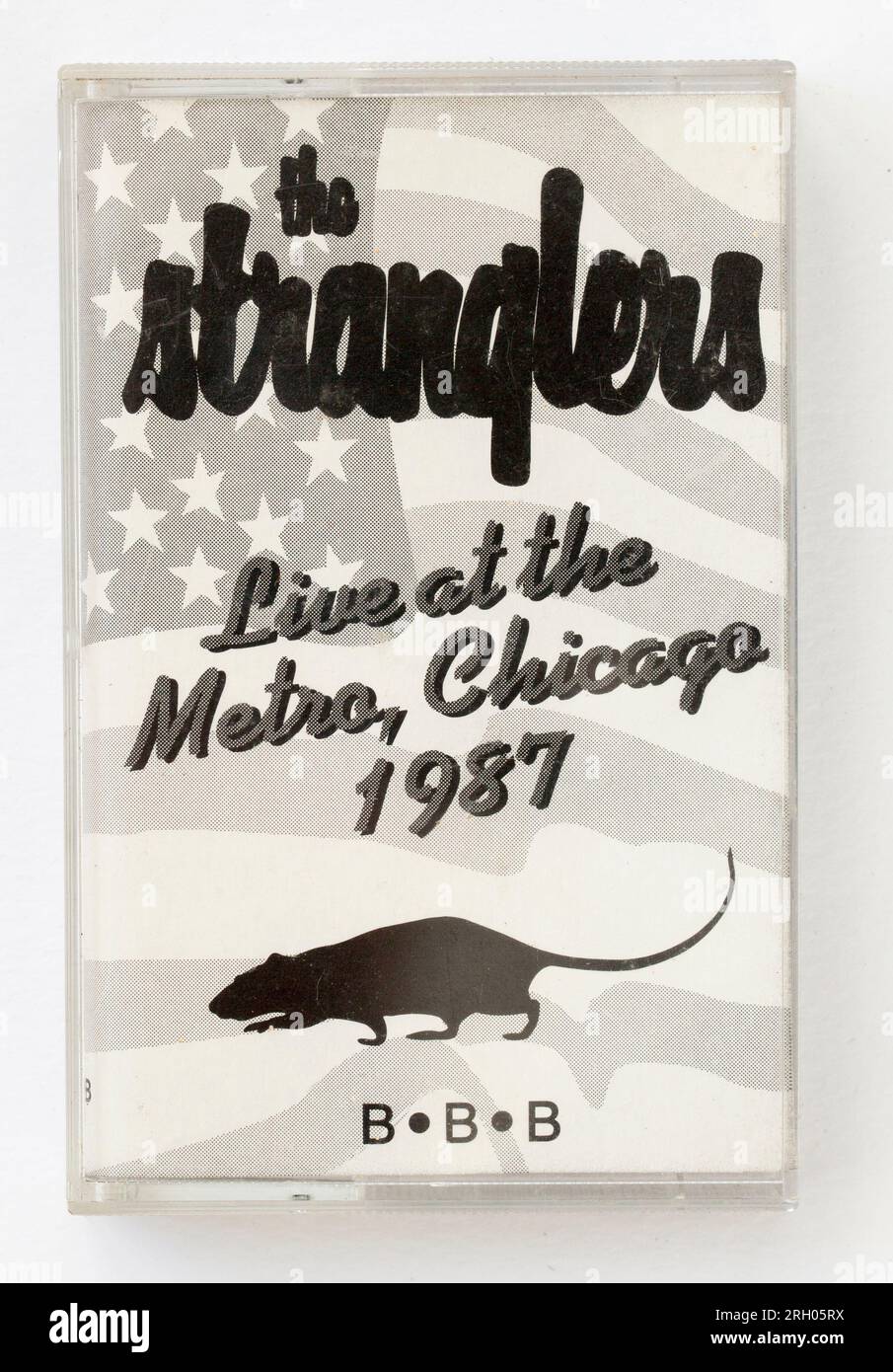 La cassette audio Stranglers Bootleg Banque D'Images