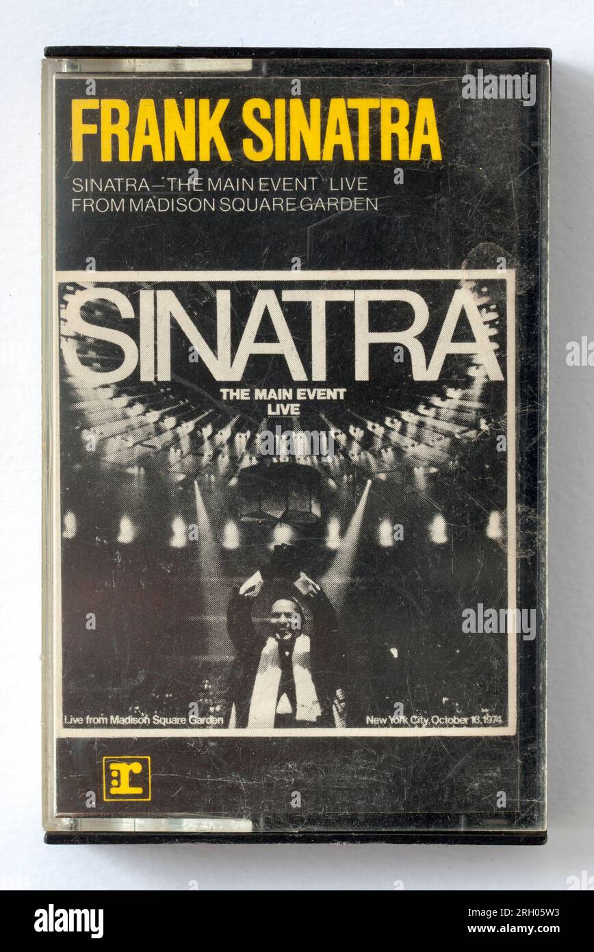 Frank Sinatra - The main Event Live - cassette audio Banque D'Images