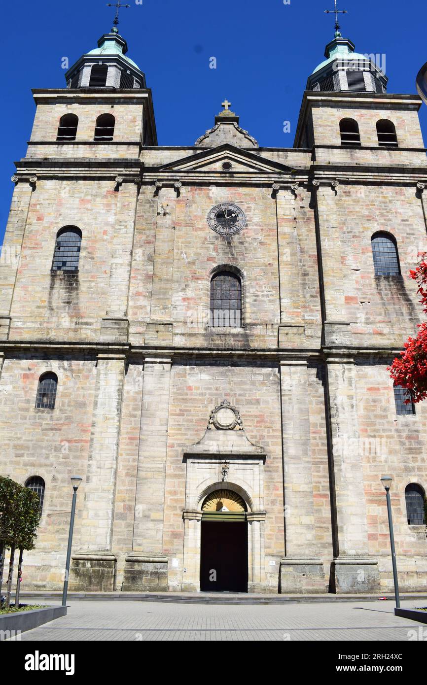 Cathédrale de Malmedy Banque D'Images