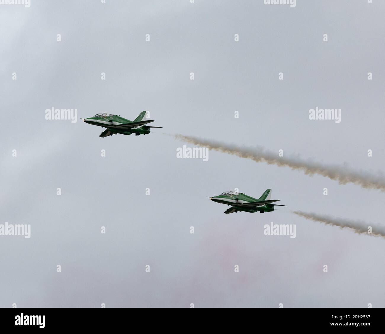 Équipe de voltige de formation de la Royal Saudi Air Force au Royal International Air Tattoo de 2023 Banque D'Images