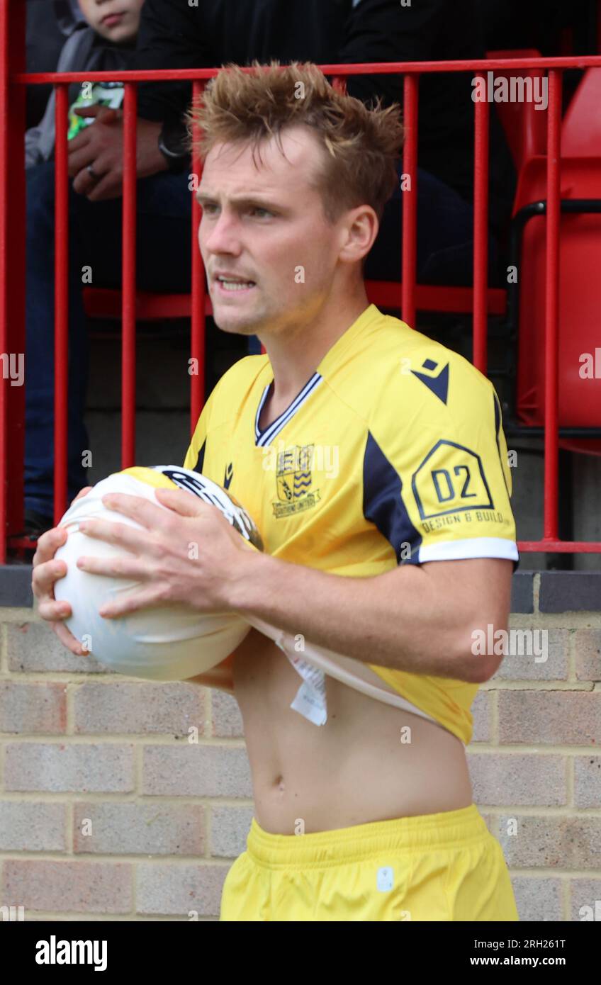 CUS Scott-Morris de Southend United lors du match de Ligue nationale entre Dagenham et Redbridge contre Southend United à Victoria Road, Dagenham on Banque D'Images