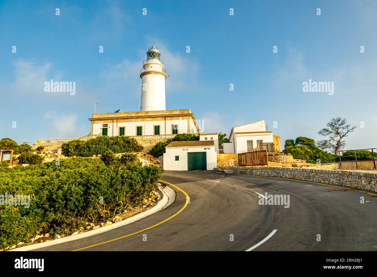 Sur le chemin du point culminant sur la belle île des Baléares Majorque - Cap de Formentor - Espagne Banque D'Images