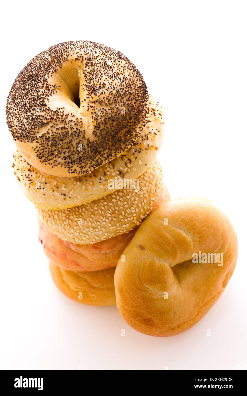Bagels frais Banque D'Images