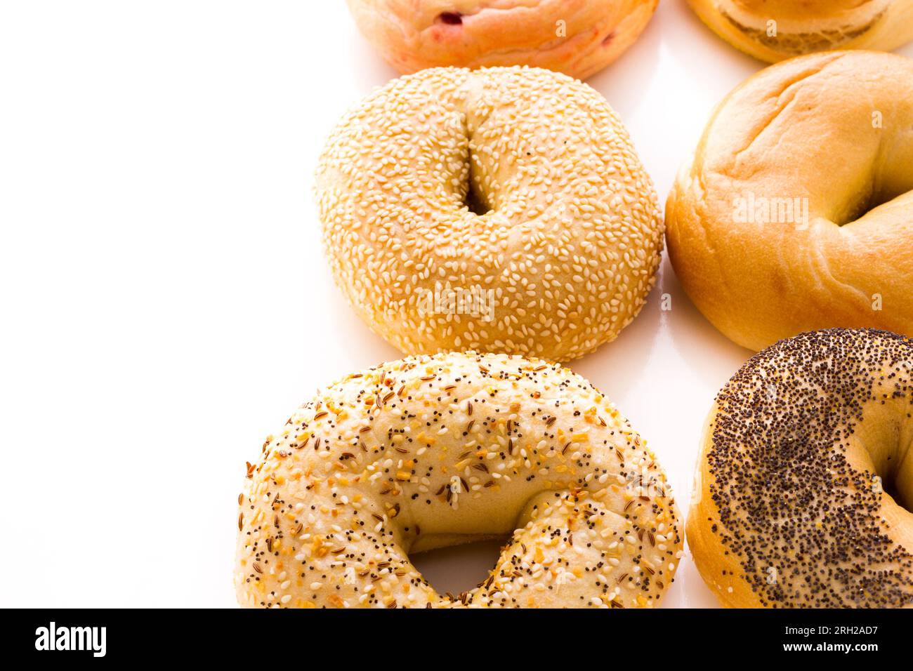 Bagels frais Banque D'Images