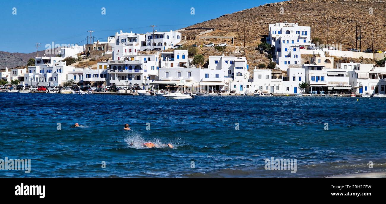 Panormos, île de Tinos, Grèce, Europe du Sud Banque D'Images