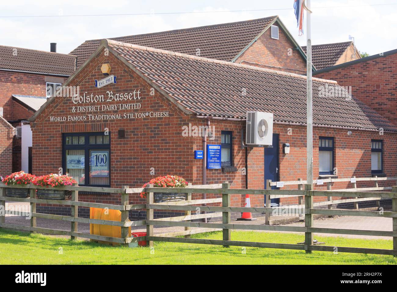 Colston Bassett & District Dairy Limited, Nottinghamshire Banque D'Images