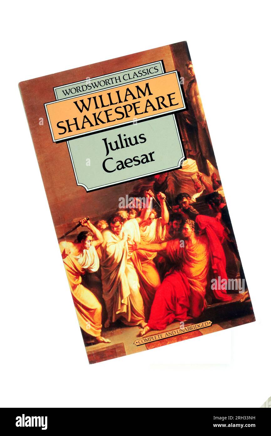Jules César de William Shakespeare. Livre, configuration Studio Banque D'Images