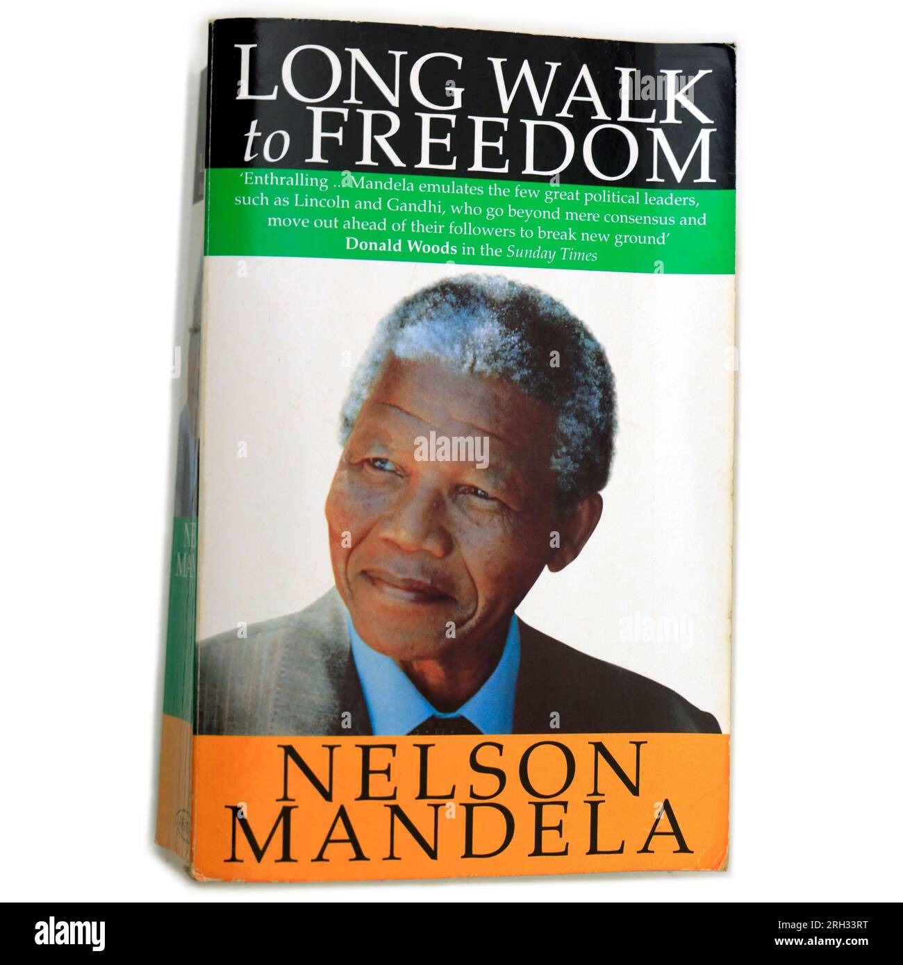 Nelson Mandela - long Walk to Freedom book, Studio setup. Août 2023 Banque D'Images