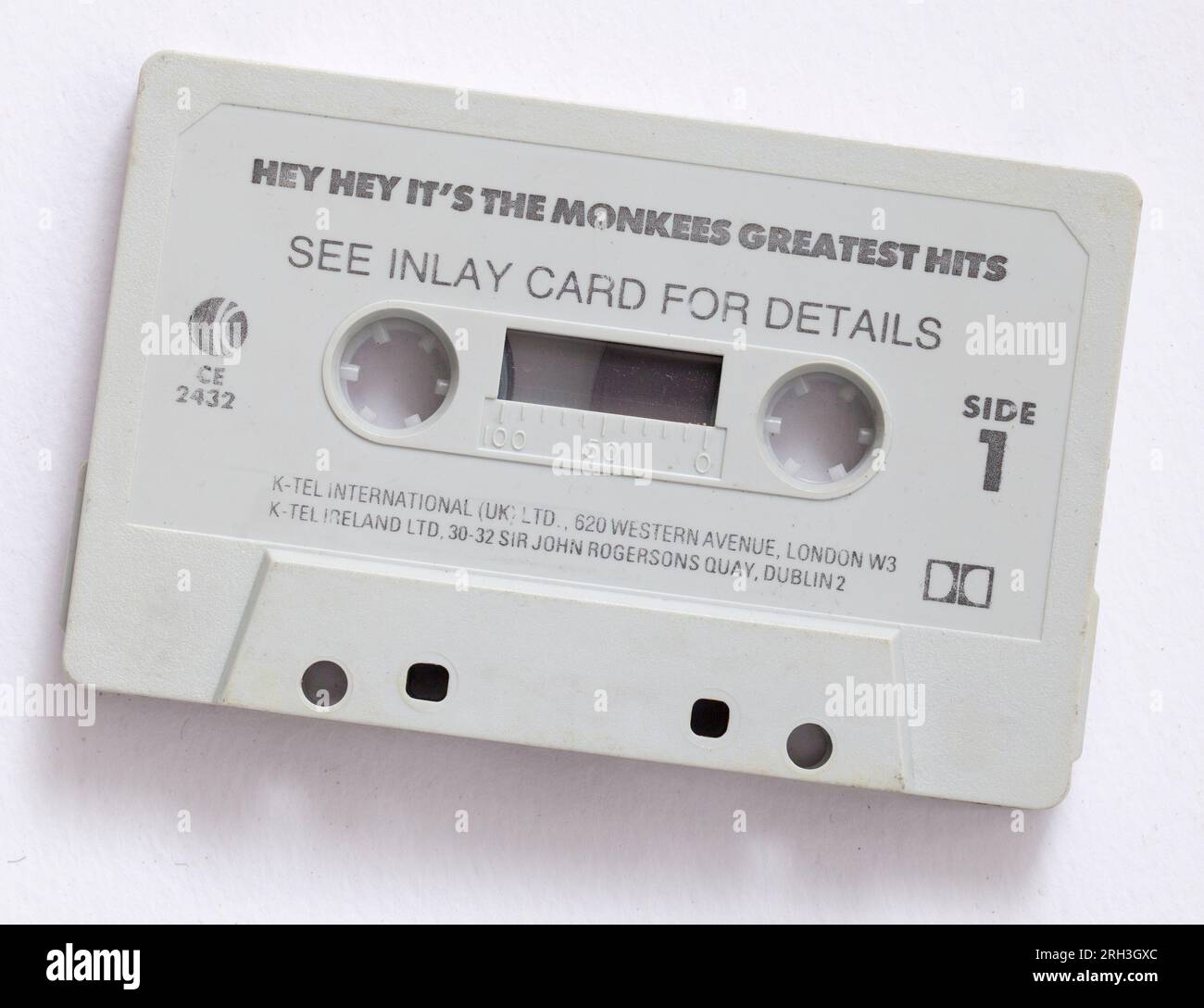 Hey Hey ITS The Monkees Greatest Hits - cassette audio Banque D'Images