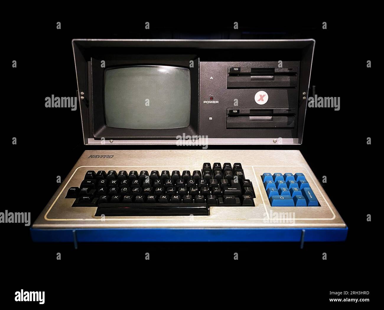 Ordinateur personnel Kaypro 2X. Banque D'Images