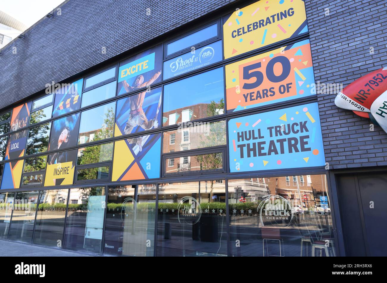 Hull Truck Theatre, qui présente des productions dramatiques et a récemment célébré son 50e anniversaire, au centre commercial St Stephen's, East Yorkshire, Royaume-Uni Banque D'Images