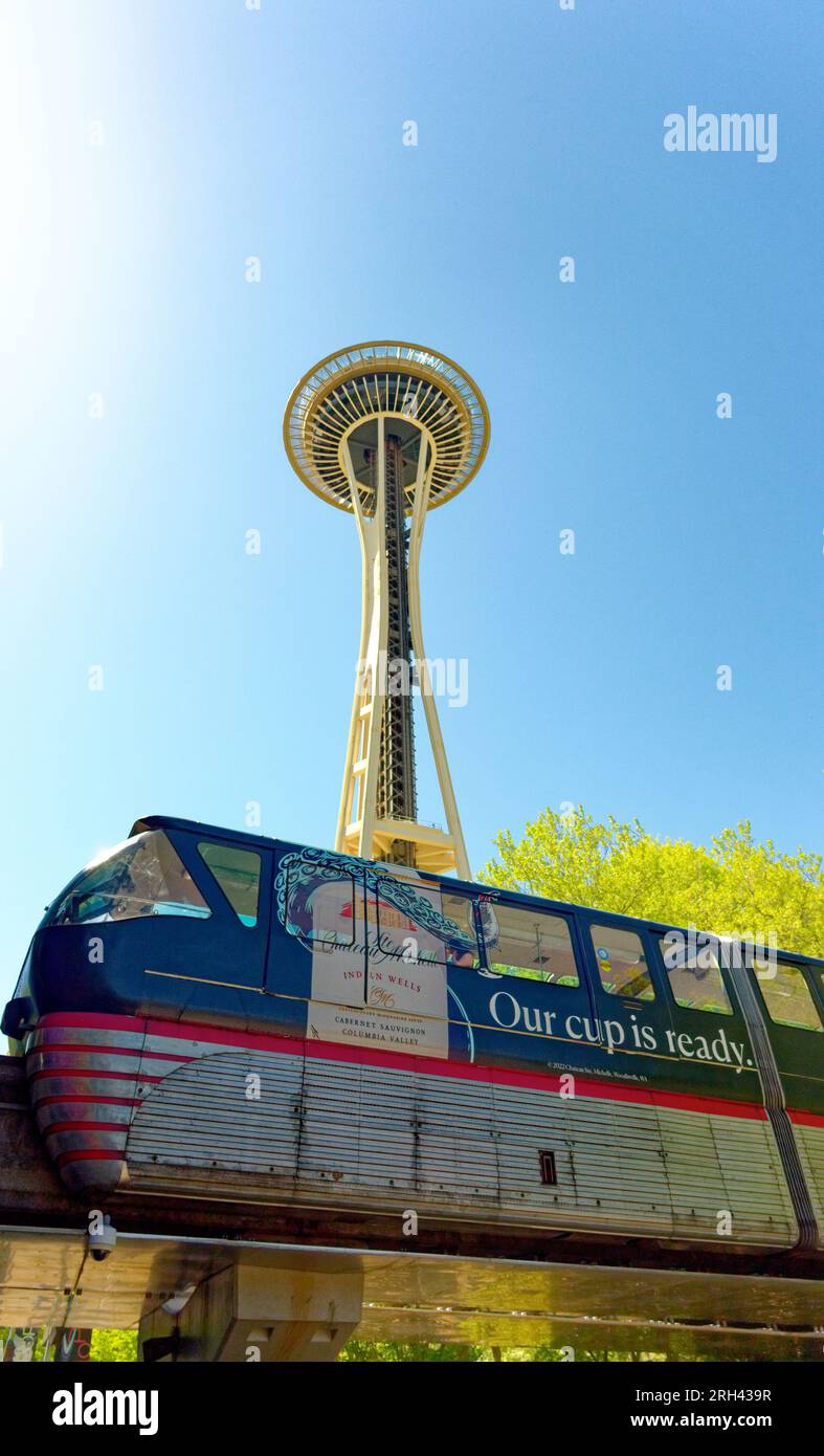 SEATTLE, WASHINGTON - 12 mai 2023 : en plus de la technologie, Seattle a une industrie touristique florissante. Depuis le milieu des années 90, Seattle a connu Banque D'Images