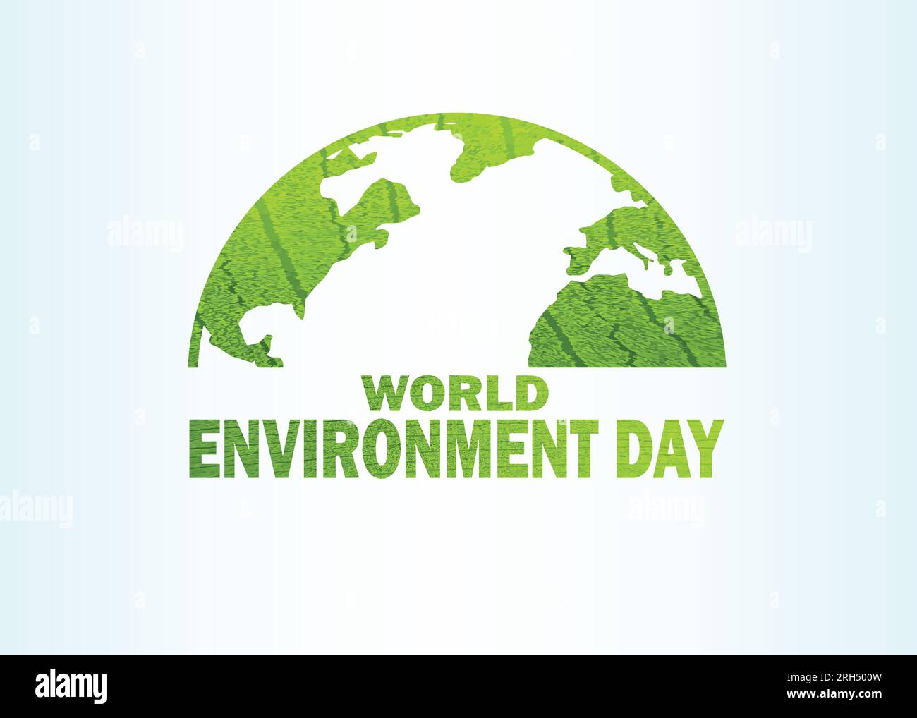 Illustration de conception de modèle vectoriel de la Journée mondiale de l'environnement. Bonne journée de l'environnement, 05 juin. Carte du monde avec texte de la Journée de l'environnement. Convient pour l'accueil Illustration de Vecteur