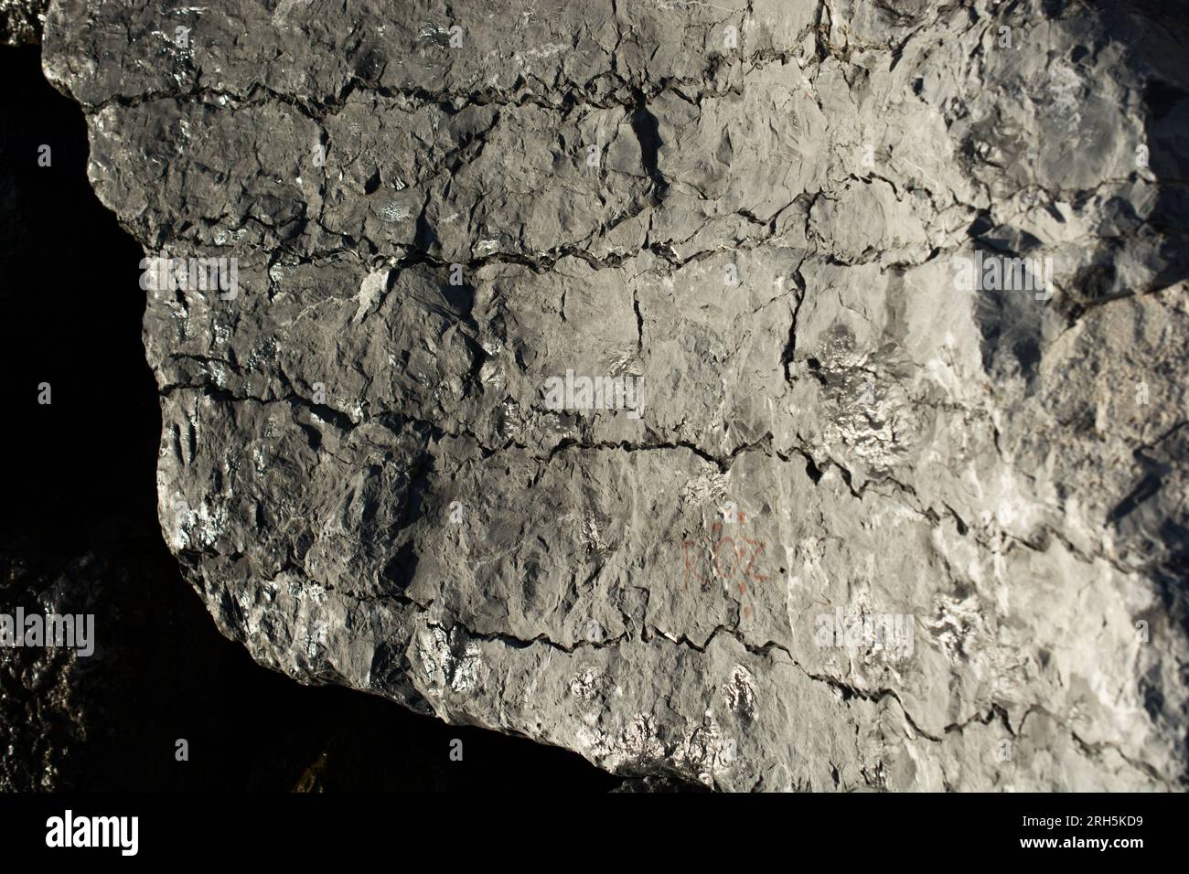 Rock ou texture de fond en surface en pierre Banque D'Images