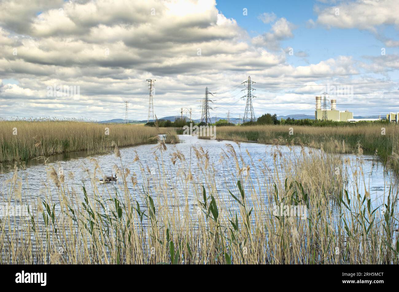 Newport Wetlands Banque D'Images