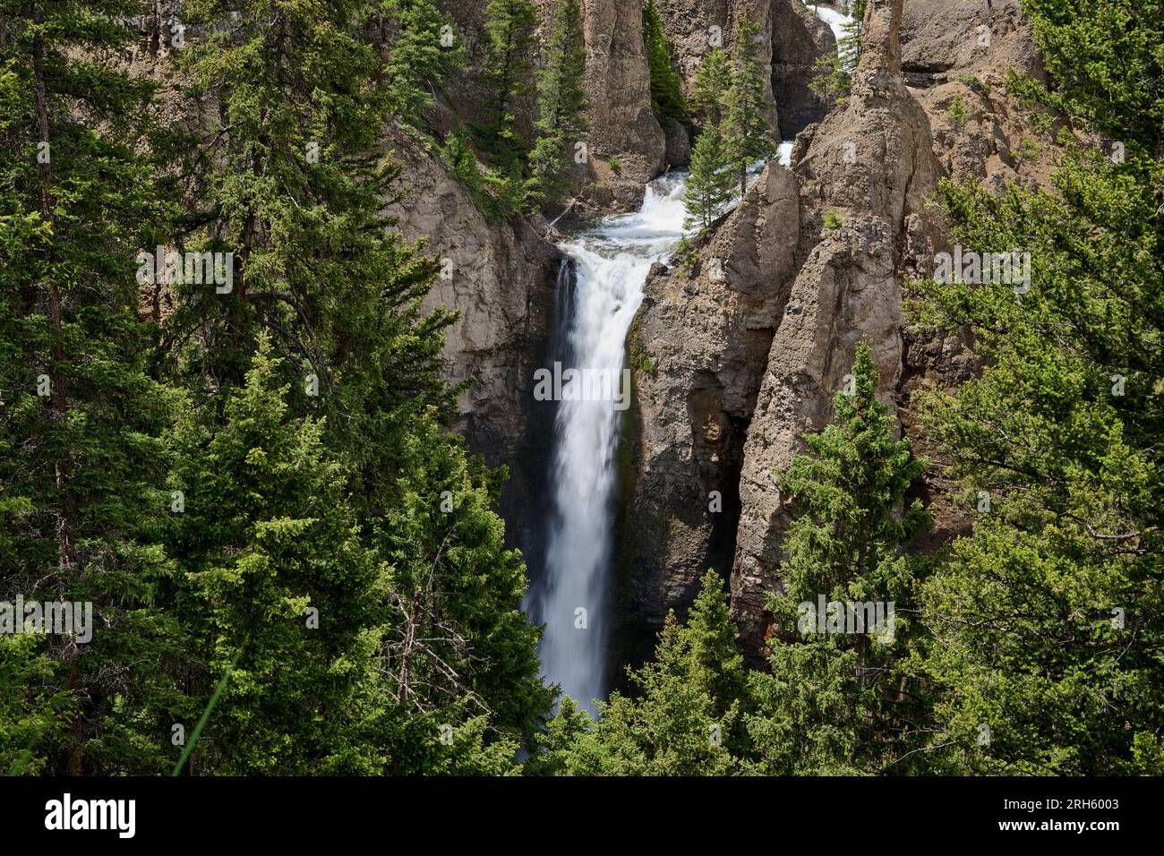Tower Fall, Yellowstone-Nationalpark, Wyoming, Vereinigte Staaten von Amerika | Tower Fall, Yellowstone National Park, Wyoming, États-Unis d'Ameri Banque D'Images