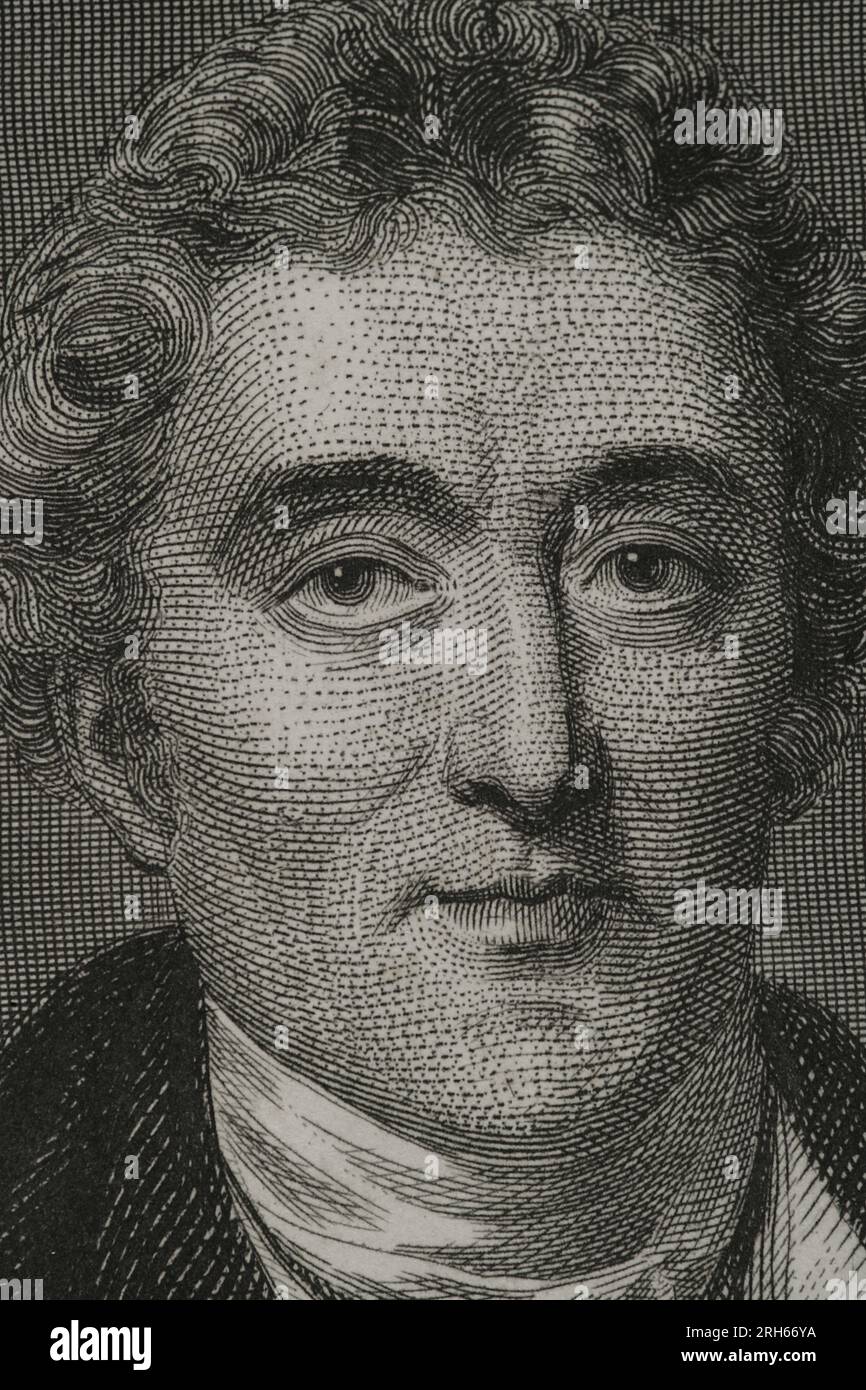 Arthur Colley Wellesley, 1e duc de Wellington (1769-1852). Général et homme politique britannique. Pendant la guerre péninsulaire, il a dirigé les troupes britanniques combattant en Espagne contre Napoléon. Portrait. Gravure par Geoffroy. 'Historia Universal', de Cesar Cantu. Détails. Volume VI 1857. Banque D'Images