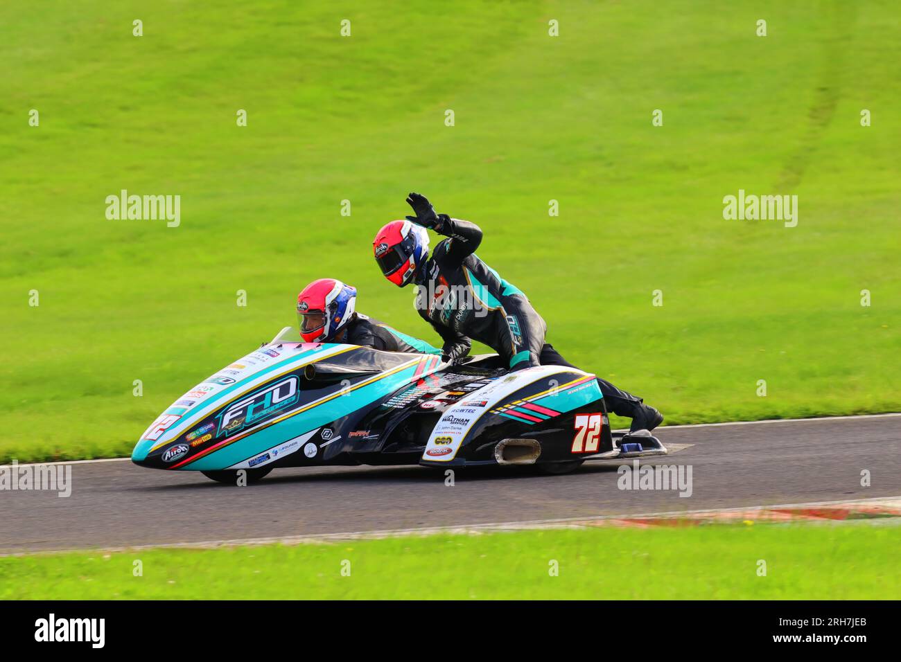 CADWELL PARK DE REPRISE DE VOITURE LATÉRALE 2023 Banque D'Images