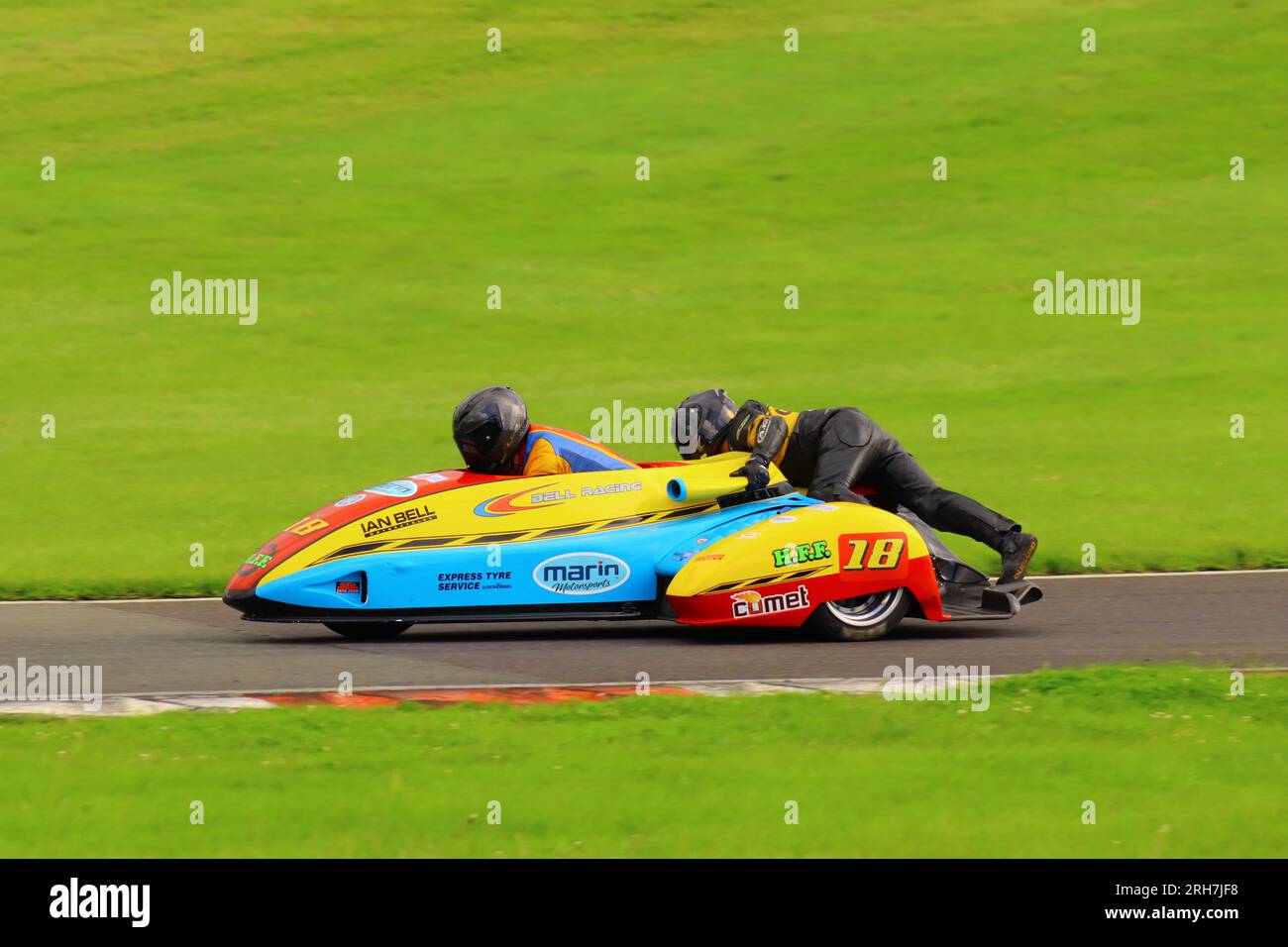 CADWELL PARK DE REPRISE DE VOITURE LATÉRALE 2023 Banque D'Images