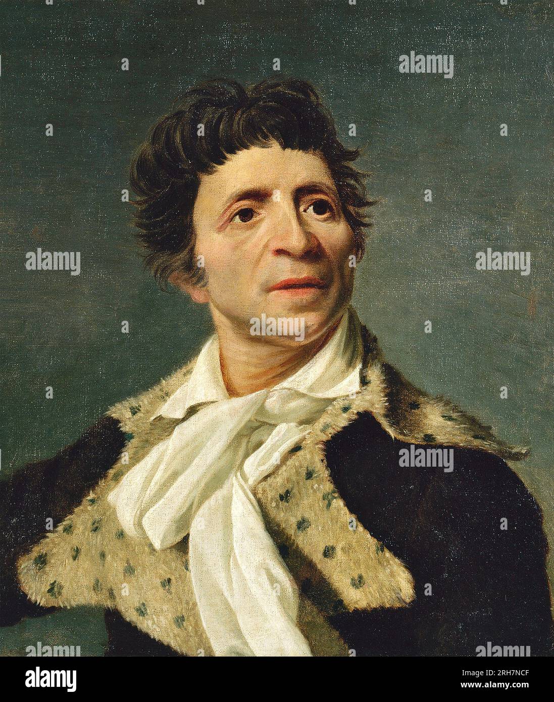 JEAN-PAUL MARAT (1743-1793) Suisse-birn théoricien politique et médecin français dans les années 17 portrait par Joseph Boze. Banque D'Images