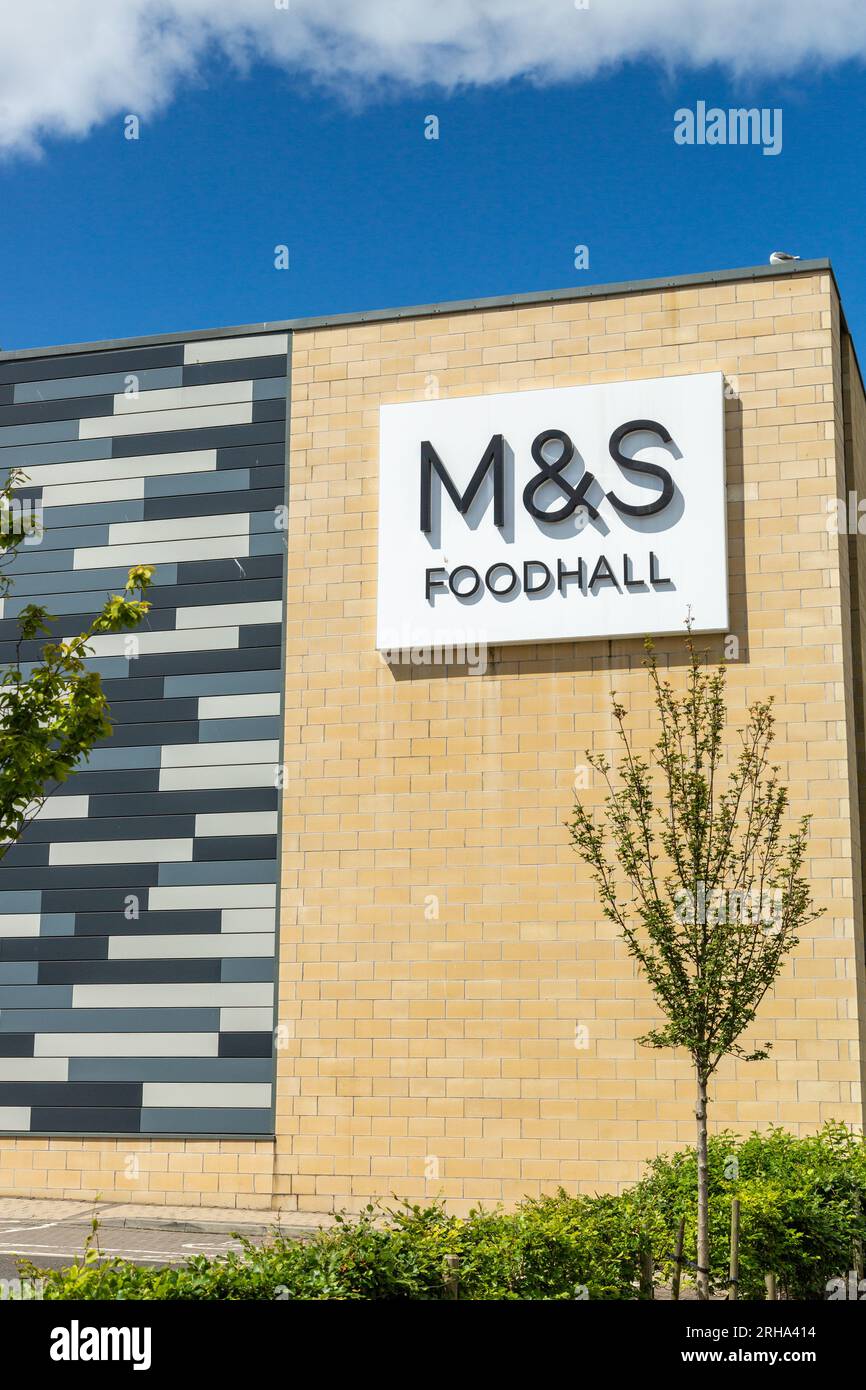 M&S Foodhall à Glenrothes, Fife Banque D'Images