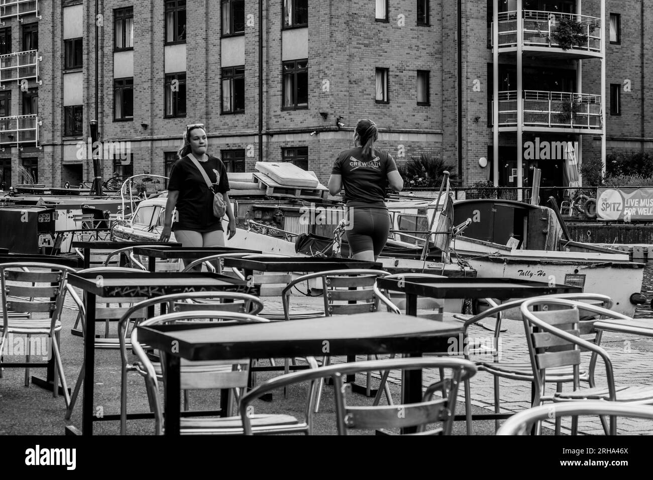 Londres le Regent's Canal à City Road Banque D'Images