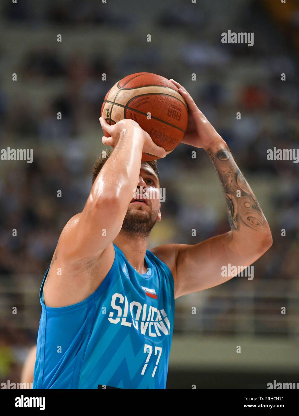 Luka Doncic (équipe nationale de Slovénie) Banque D'Images