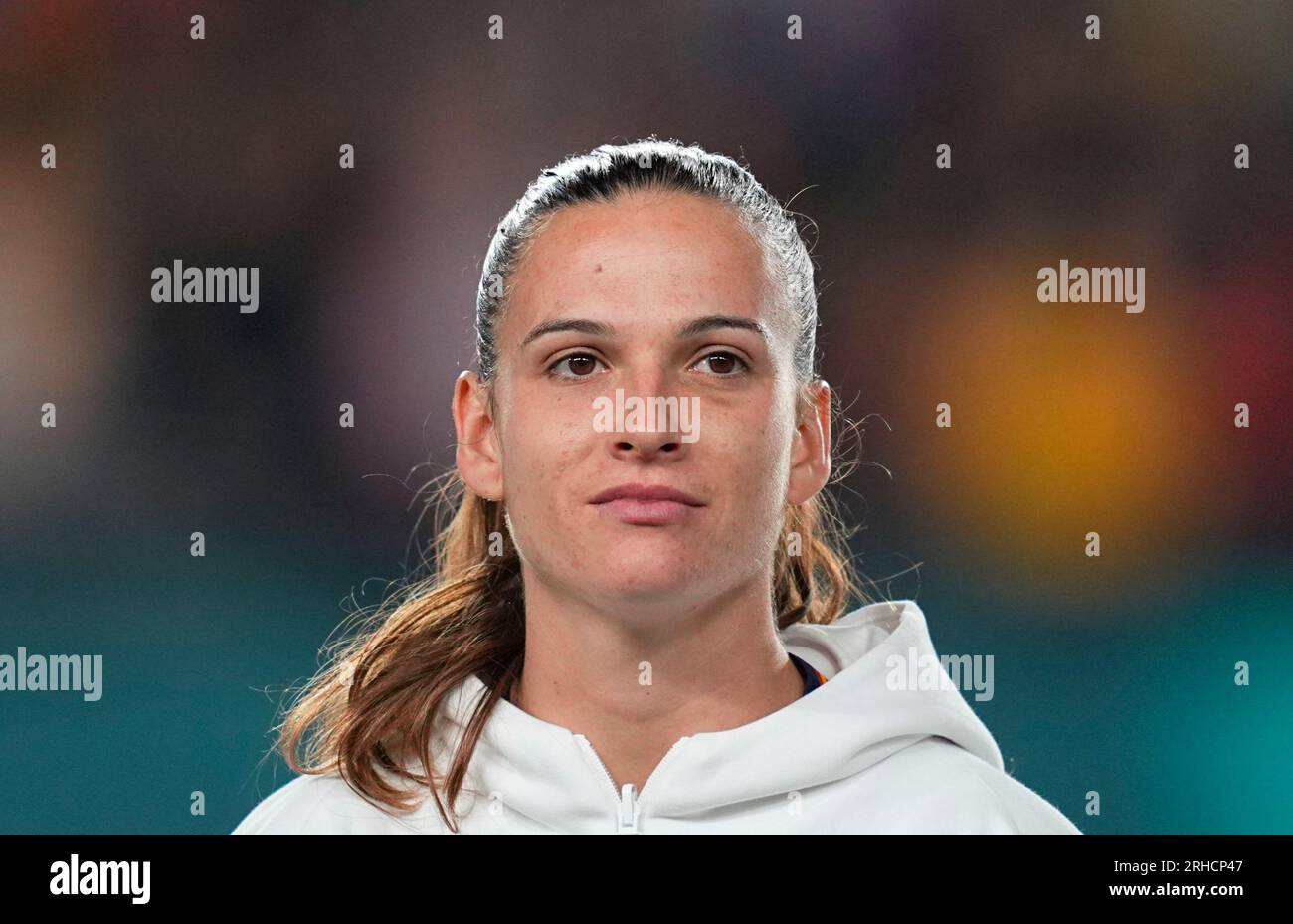 Août 15 2023 : Laia Codina (Espagne) regarde pendant un match, à, . Kim Price/CSM (image de crédit : © Kim Price/Cal Sport Media) Banque D'Images