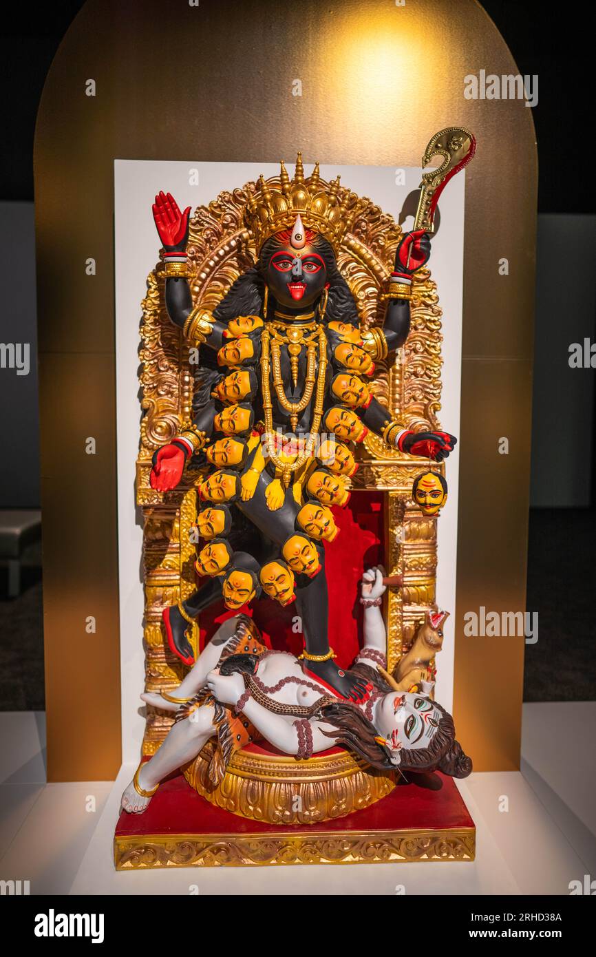 ancienne statue asiatique de femme Banque D'Images