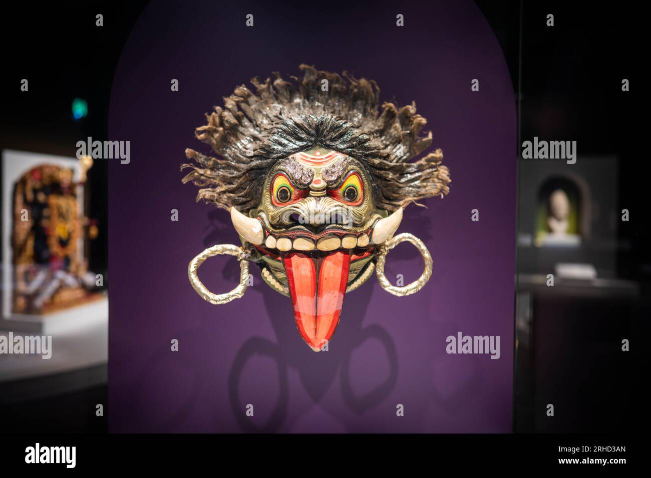 ancienne statue asiatique de femme Banque D'Images