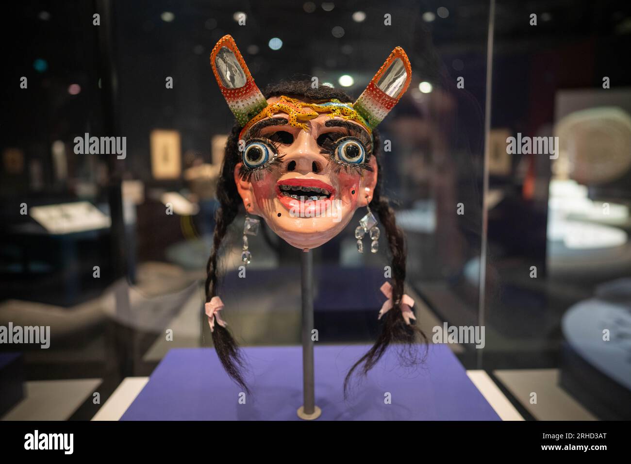 ancienne statue asiatique de femme Banque D'Images