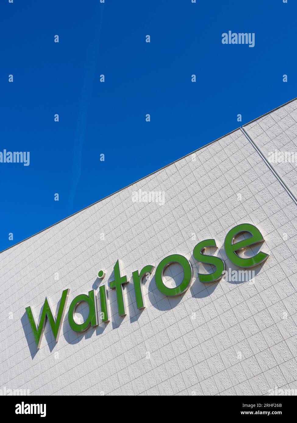 Bâtiment moderne, Waitrose, Basingstoke, Hampshire, Angleterre, ROYAUME-UNI, GB. Banque D'Images