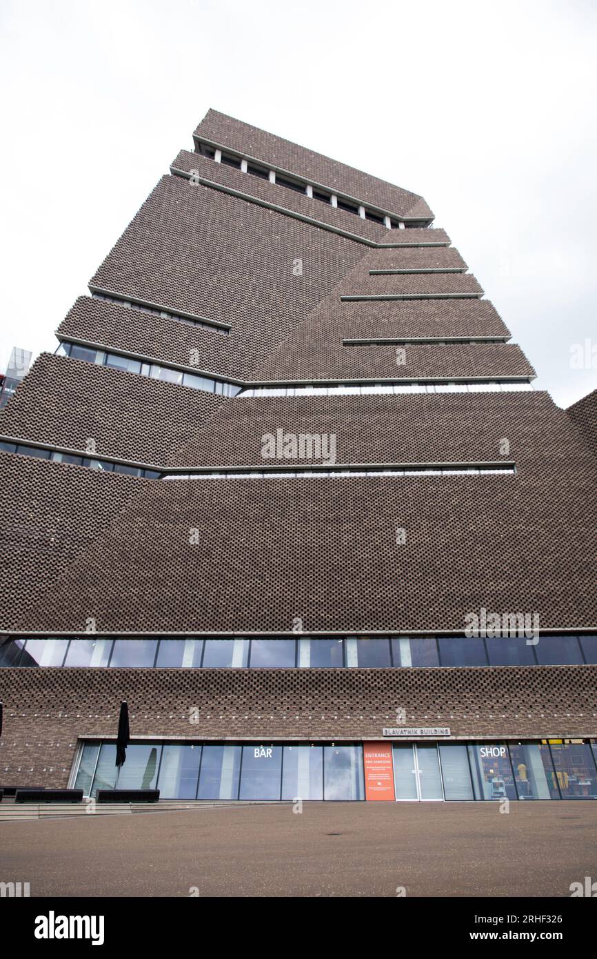 Extérieur du bâtiment Blavatnik Tate Gallery London Banque D'Images
