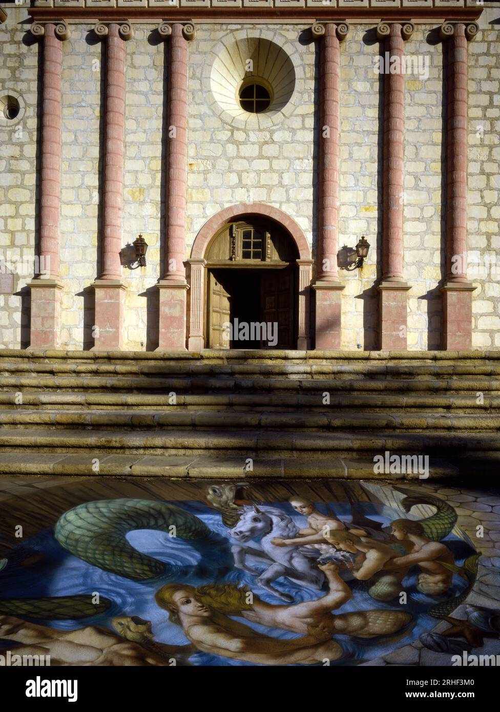 Mission Santa Barbara à Santa Barbara, Californie. ÉTATS-UNIS Banque D'Images