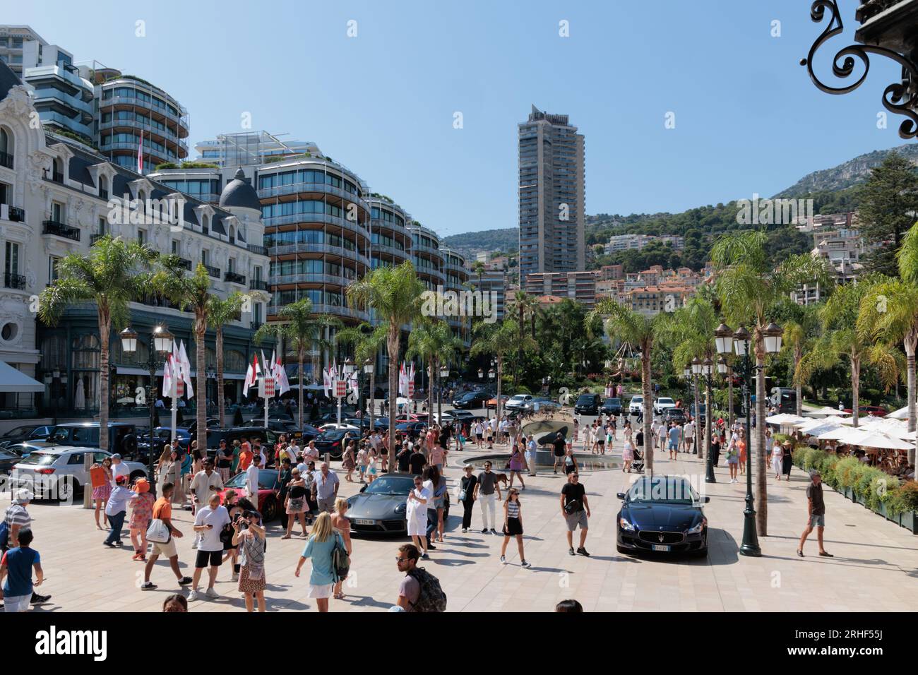 Place du Casino à Monte Carlo, Monaco Banque D'Images