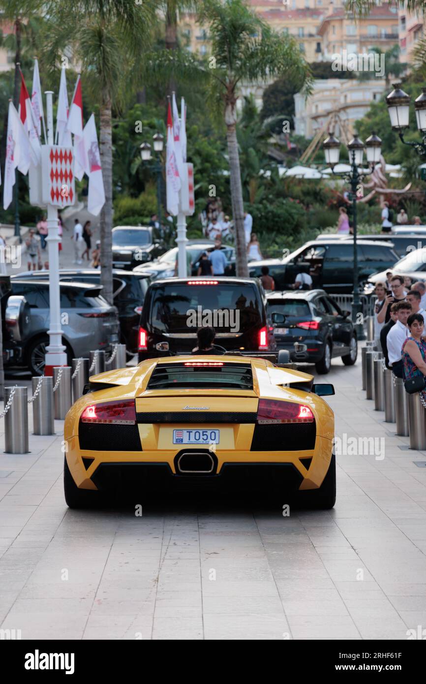 Lamborghini Murcielago supercar à Monte Carlo Banque D'Images