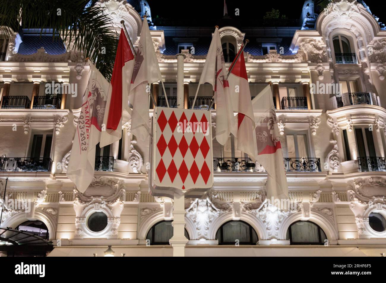 Hôtel de Paris sur la place du Casino, Monte Carlo, Monaco Banque D'Images