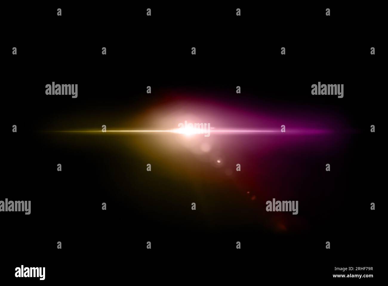 Résumé bien éclater avec digital lens flare arrière-plan. Banque D'Images