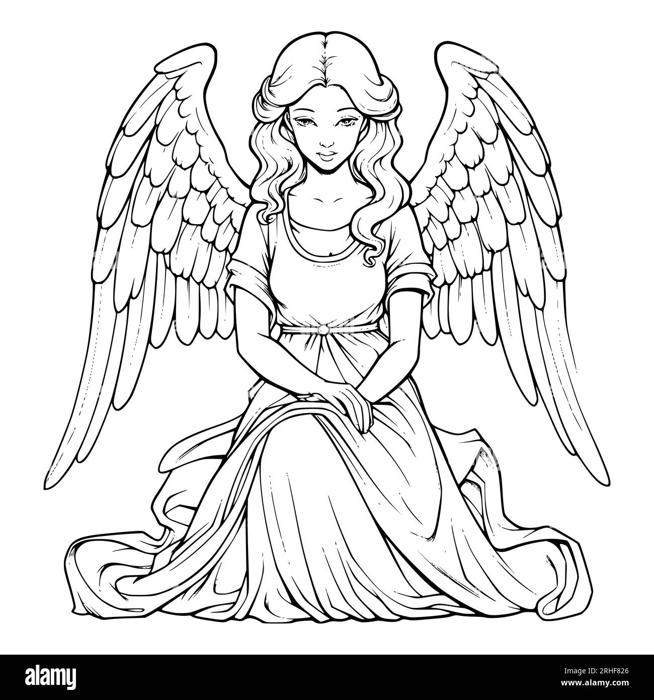 Pages colorier Angel pour les - Pages A Colorier Angel Pour Les Enfants 2rhf826 