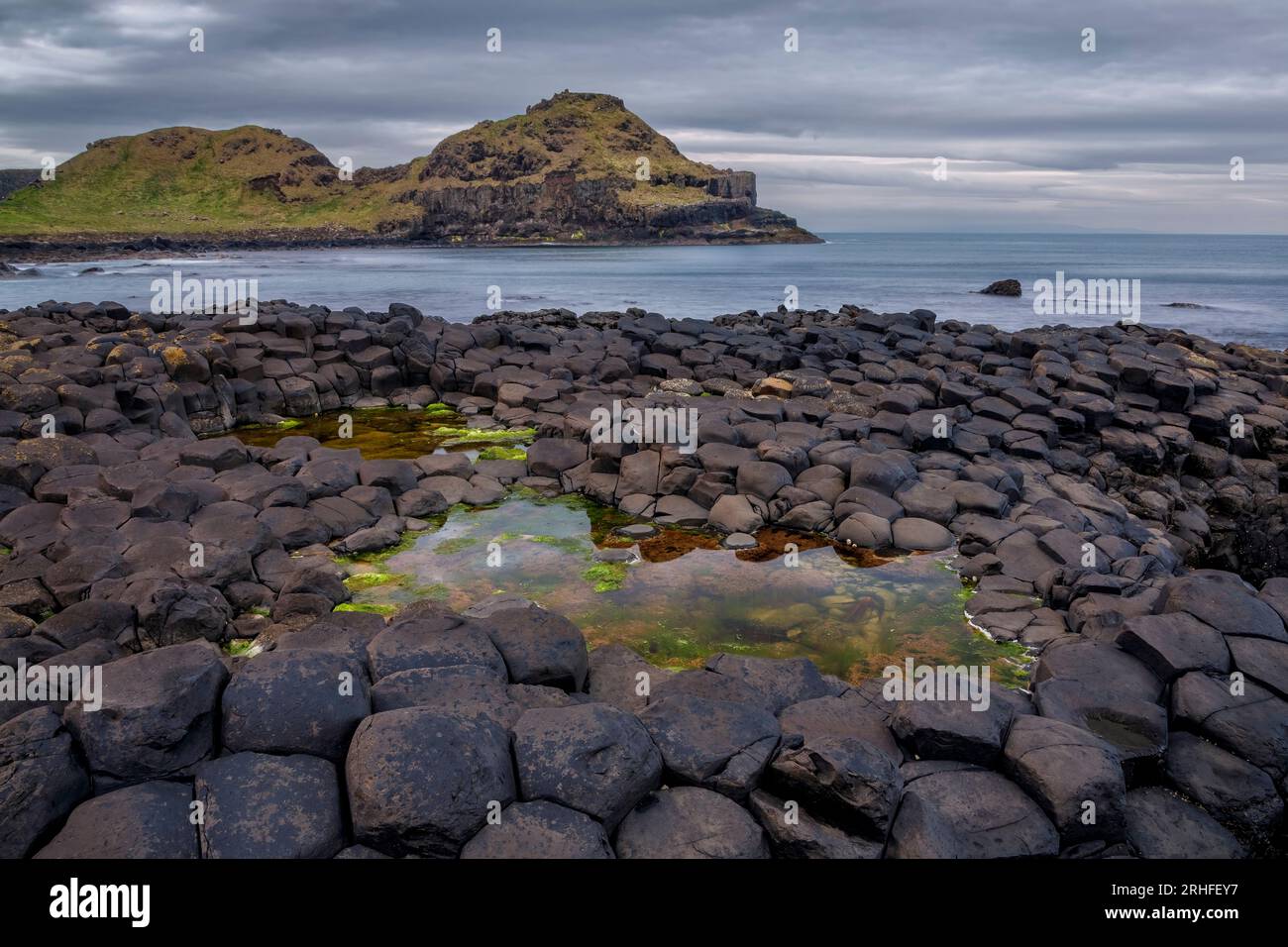 Giant’s Causeway, comté d’Antrim, Irlande du Nord Banque D'Images