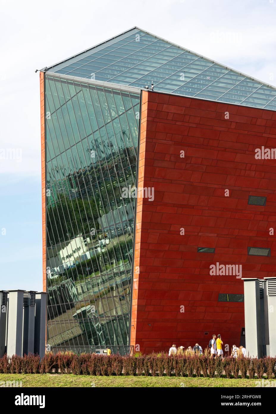 Musée de la seconde Guerre mondiale Gdansk ou Musée de Gdansk de la seconde Guerre mondiale à Gdansk, Pologne, Europe, UE à partir de 2023 Banque D'Images