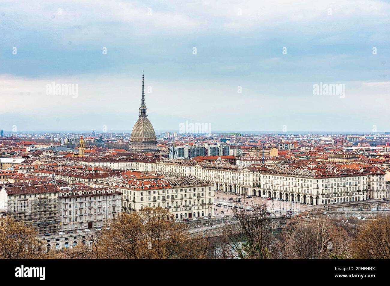 Panorama de Torino, Italie Banque D'Images
