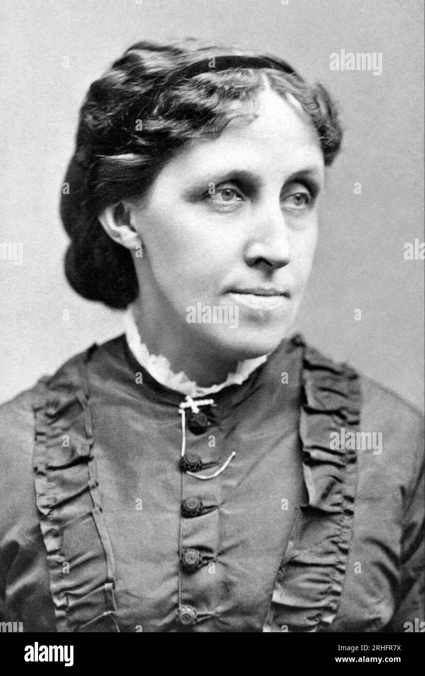LOUISA MAY ALCOTT (1832-1888) romancière et poète américaine, vers 1870 Banque D'Images