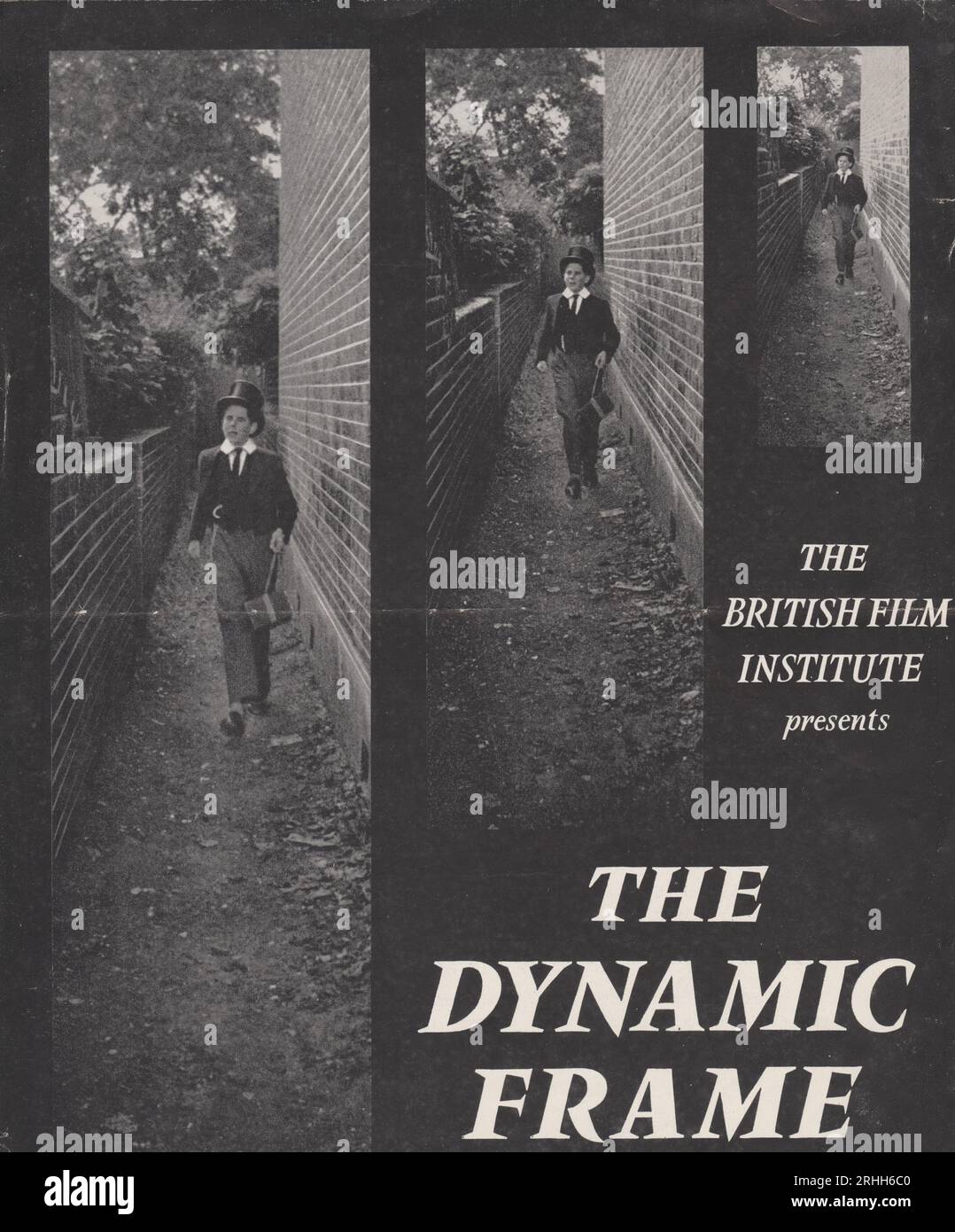 Le Flyer de film Dynamic Frame British film Institute Banque D'Images