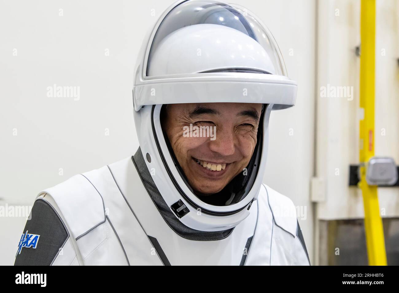 CAPE CANAVERAL, FLORIDE, États-Unis - 22 juillet 2023 - Satoshi Furukawa est le spécialiste de la mission SpaceX Crew-7 de la NASA sur l'International Space St Banque D'Images