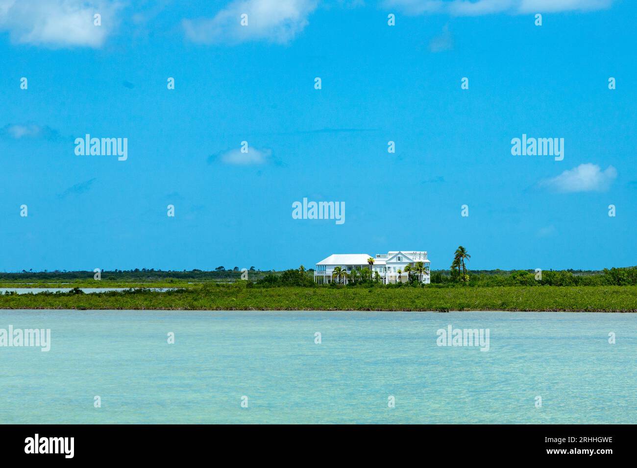 Vieille maison en bois dans les clés près de Key West, Floride Banque D'Images