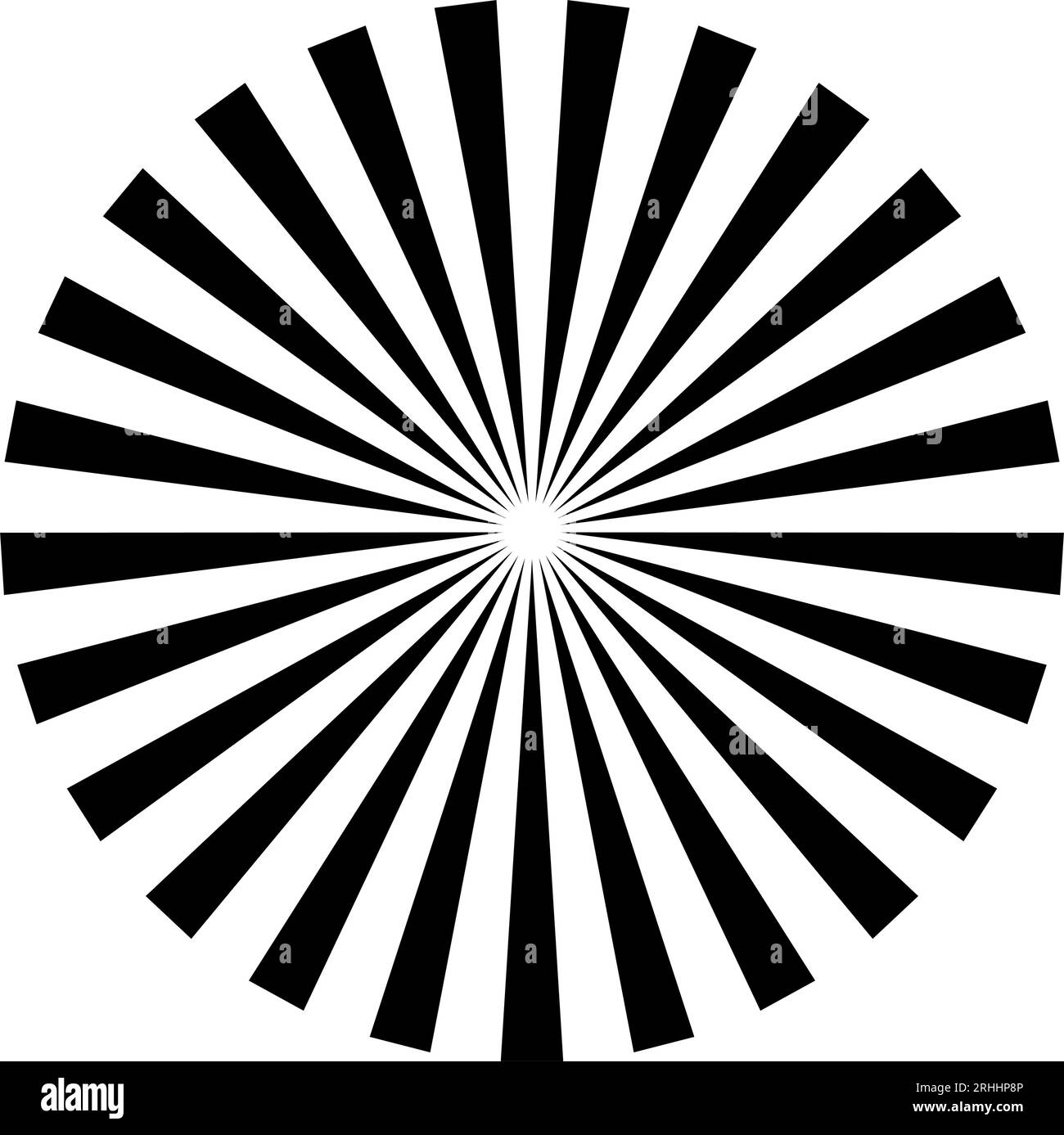 Rayons d'étoile de rafale de soleil, éléments de conception de cercle de faisceaux radiaux. Illustration vectorielle Illustration de Vecteur