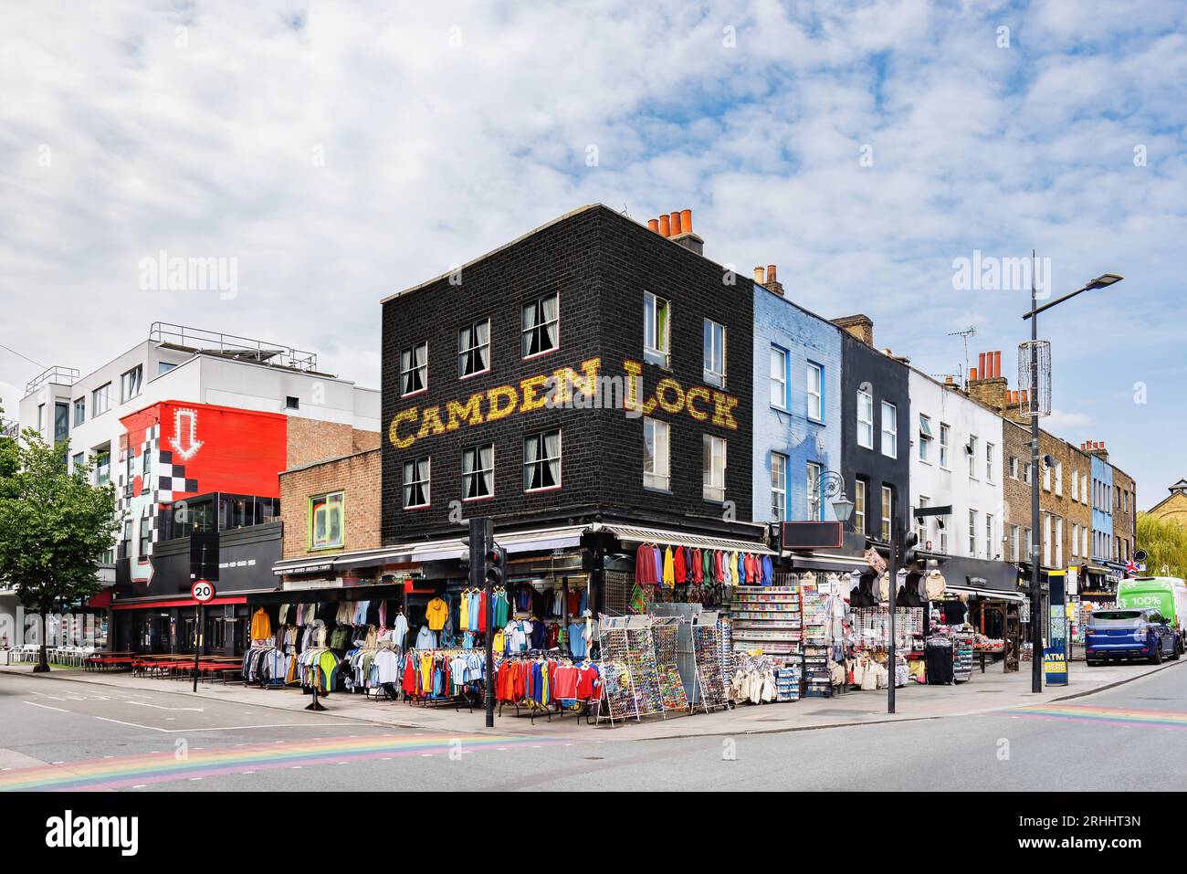 Quartier de Camden Town avec ses célèbres marchés, restaurants et culture alternative Banque D'Images