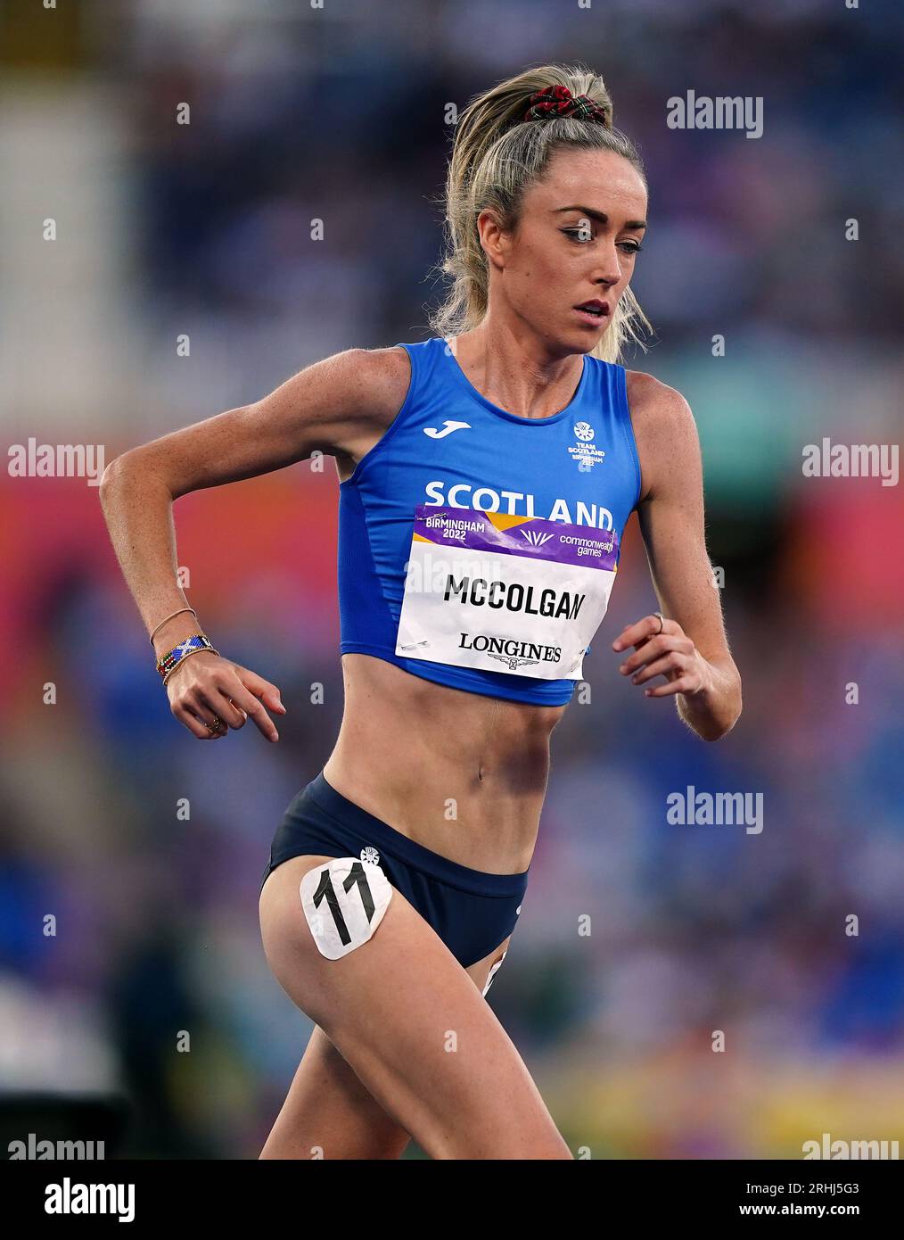 Photo de dossier datée du 03-08-2022 d'Eilish McColgan qui s'est retirée des Championnats du monde d'athlétisme à Budapest après avoir échoué à se remettre d'une blessure au genou. Date de publication : jeudi 17 août 2023. Banque D'Images