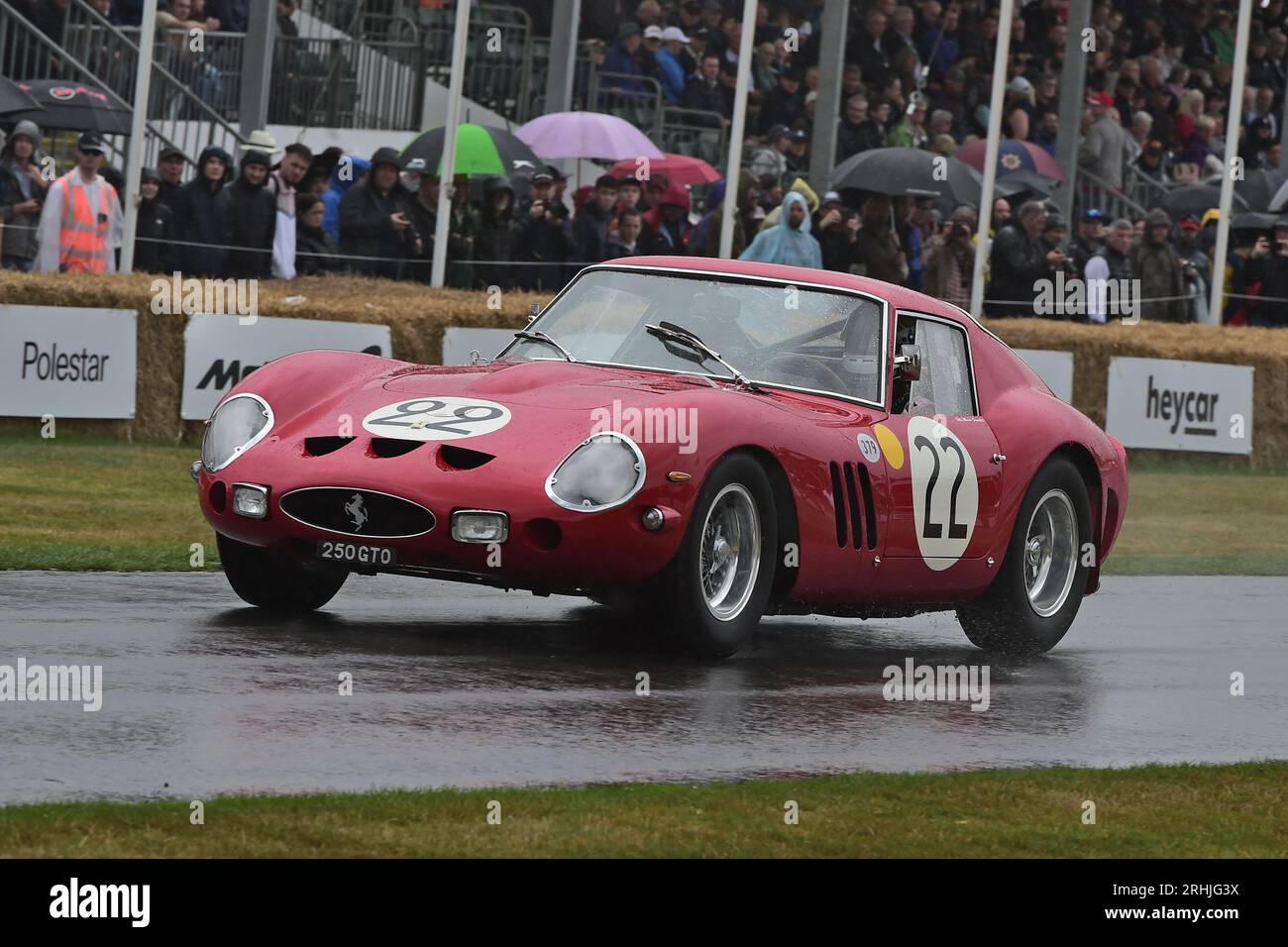 Holly Mason-Franchitti, Ferrari 250 GTO, 30 ans du Festival de la vitesse, une sélection de quelques-unes des meilleures voitures et motos qui ont pris au salut Banque D'Images